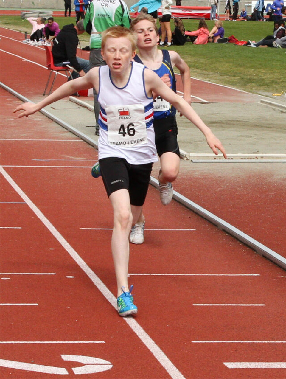 Framolekene avsluttet med 3000 m
