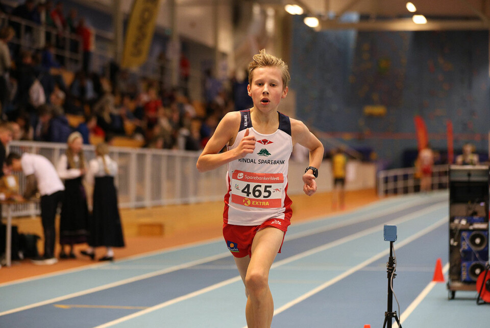 Philip Storm Regbo Gulbrandsen tok UM-tittelen på 1500 meter i G17 Sebastian Børset, Rindal.jpg