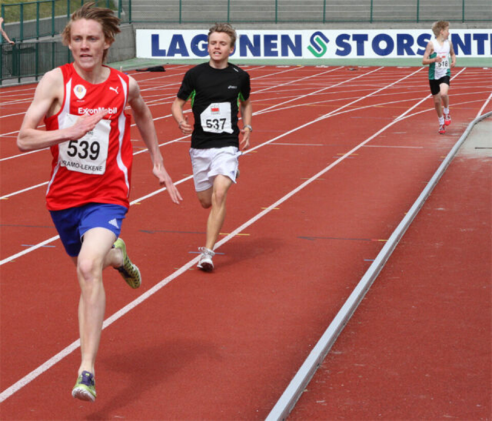 Framolekene avsluttet med 3000 m
