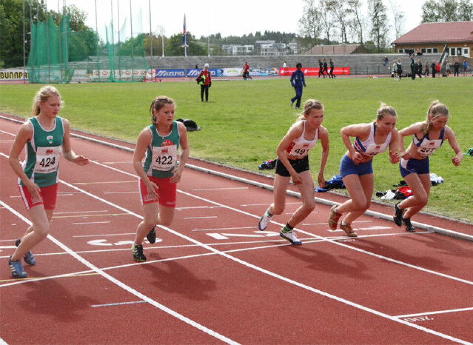 Framolekene avsluttet med 3000 m