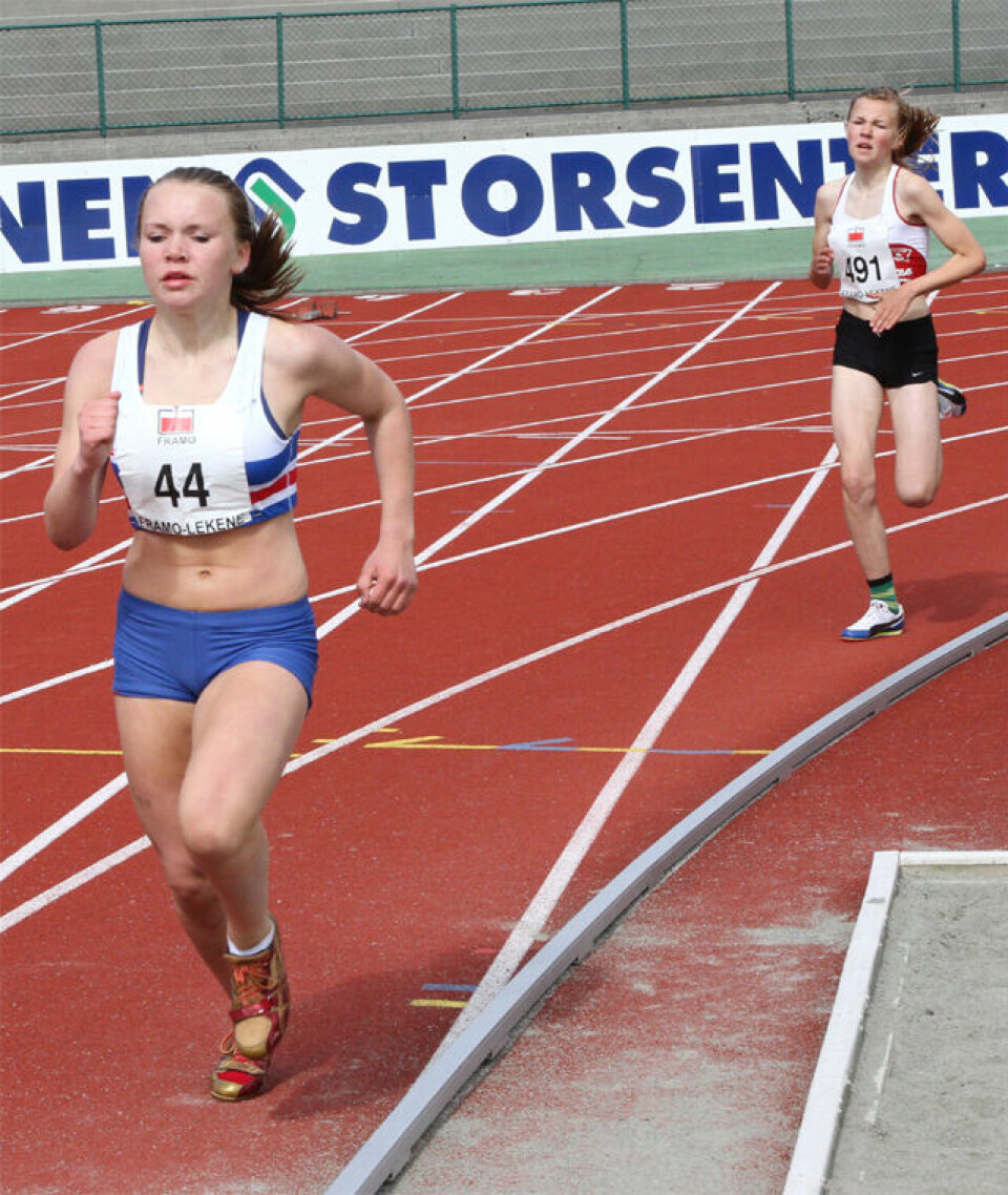 Framolekene avsluttet med 3000 m