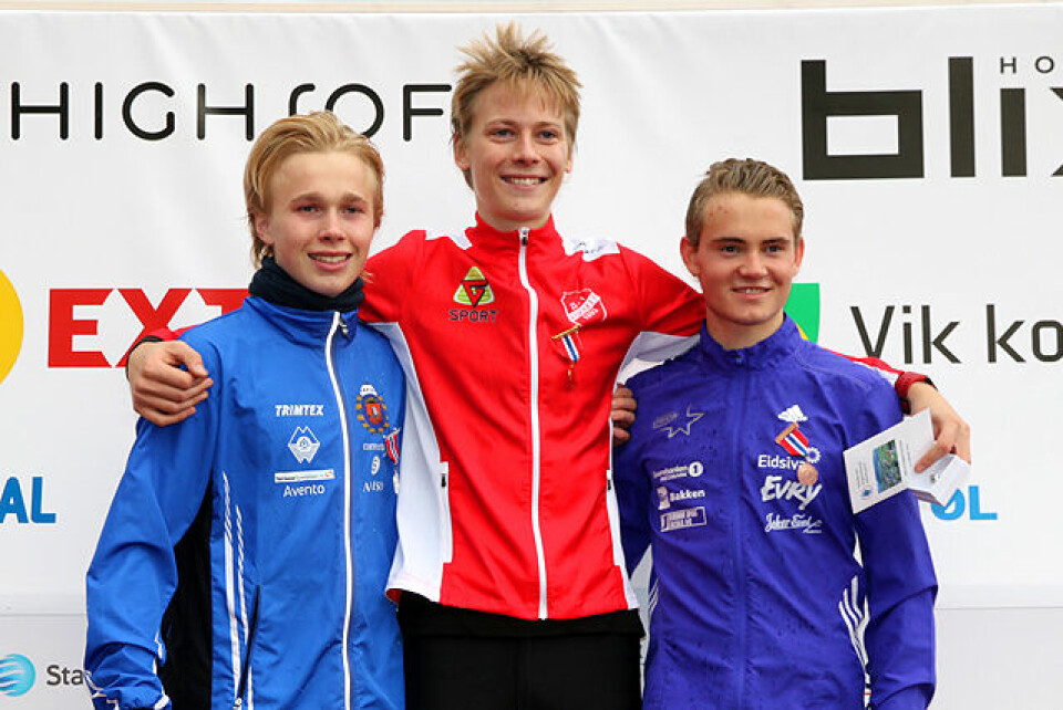 Fredrik Sandvik sikret seg NM-tittelen for juniorer i terrengløp 3J6A8436.jpg