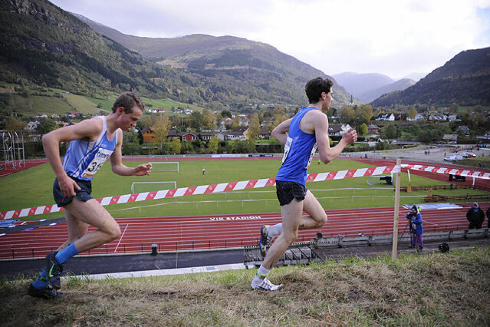 Fredrik Sandvik sikret seg NM-tittelen for juniorer i terrengløp _DSC1078.jpg