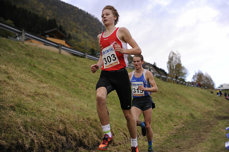 Fredrik Sandvik sikret seg NM-tittelen for juniorer i terrengløp _DSC1210.jpg
