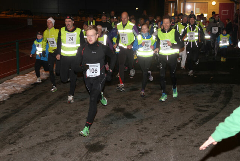 Favorittene seiret i Strandebarm.