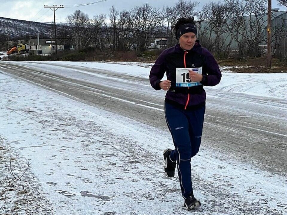 Barfrostløpet arrangert under vanskelige forhold Maret Ravdna.jpg