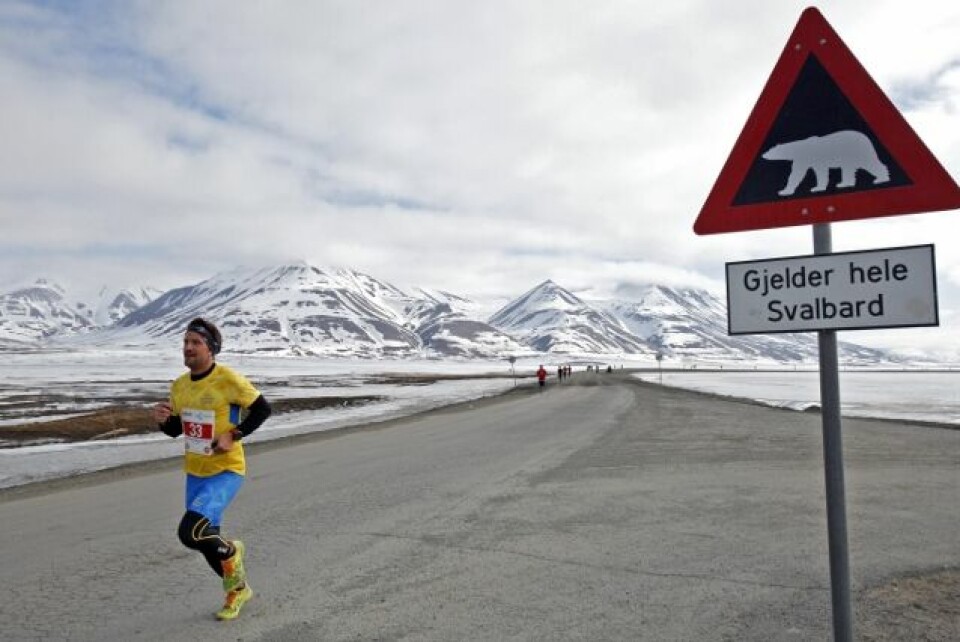 Andreas Nygren var raskeste løper på maraton. (Foto: Kjell Håkon K. Larsen) Andreas Nygren var raskeste løper på maraton. (Foto: Kjell Håkon K. Larsen)