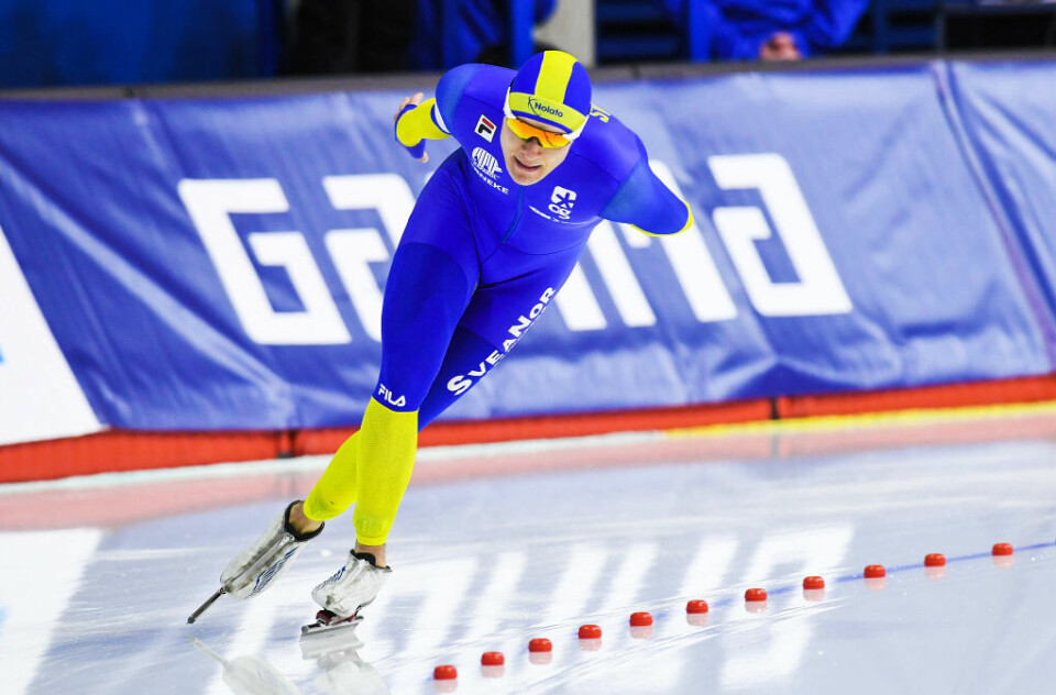 Nils van der Poel har trena på sin eigen heilt spesielle måte, og denne vinteren har han verkeleg utklassa konkurrentane. (Foto: International Skating Union) Nils van der Poel har trena på sin eigen heilt spesielle måte, og denne vinteren har han verkeleg utklassa konkurrentane. (Foto: International Skating Union)