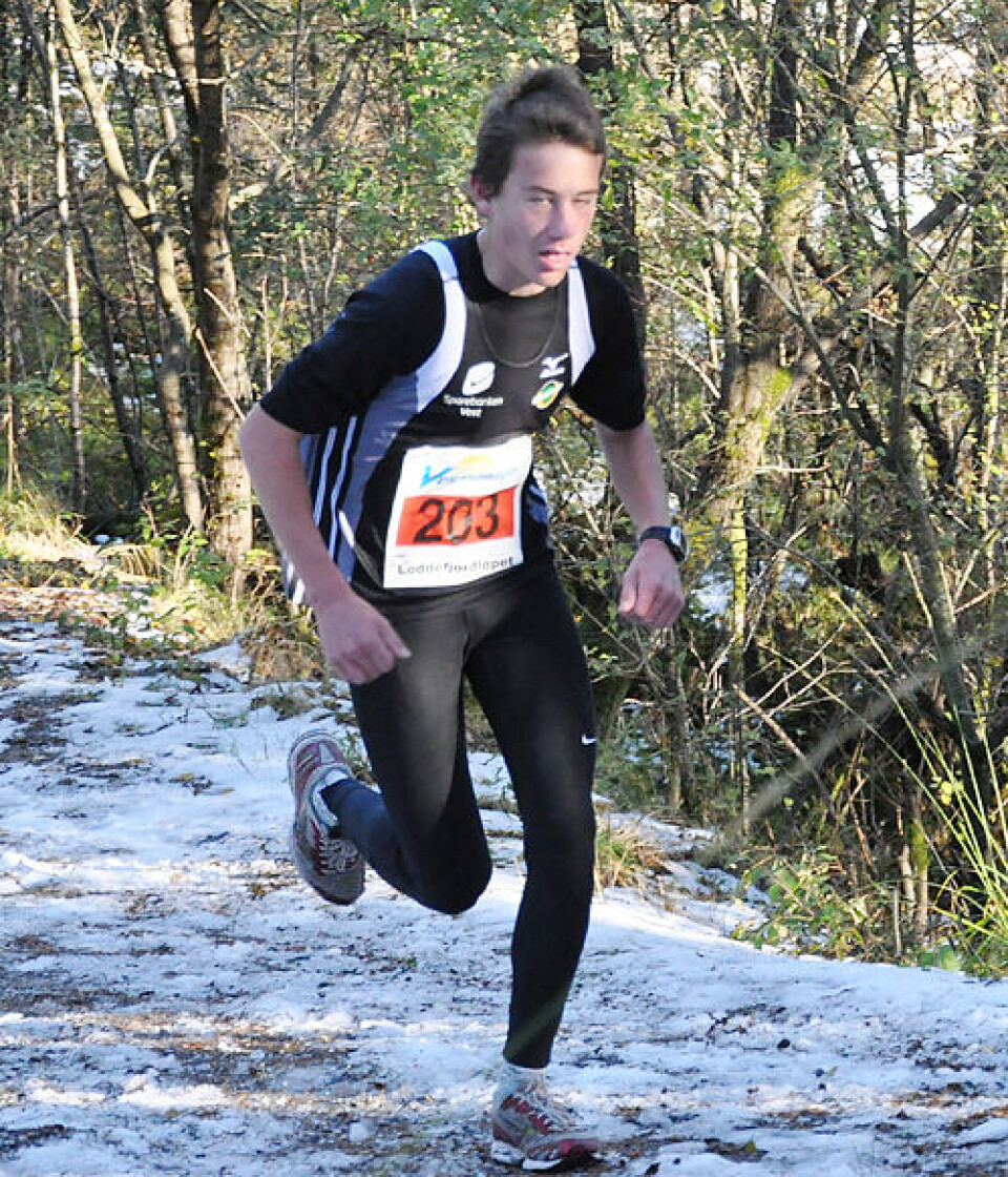 Aleksander Meyer vant Loddefjordløpet Mikal Iden nr. 2 på tiden 18.37