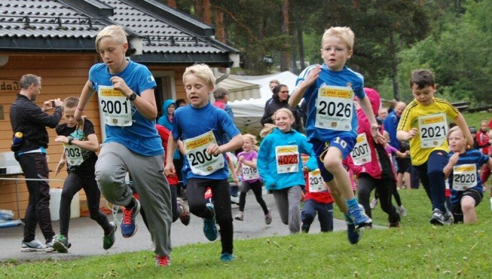 Hjemmeseiere og rekorddeltakelse i øs pøs i Skaubygdaløpet Barneloep_600m.jpg