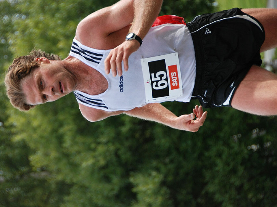 Helge Hafsås med maratonseier nr. 150 og sin maraton nr. 200