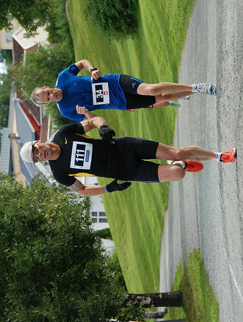 Helge Hafsås med maratonseier nr. 150 og sin maraton nr. 200