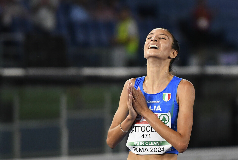 Den italienske favoritten Nadia Battocletti har vist at formen er supergod under dette mesterskapet. Hun har nå vunnet både 5000 og 10000 meter. (Alle foto: Bjørn Johannessen) Nadia Battocletti