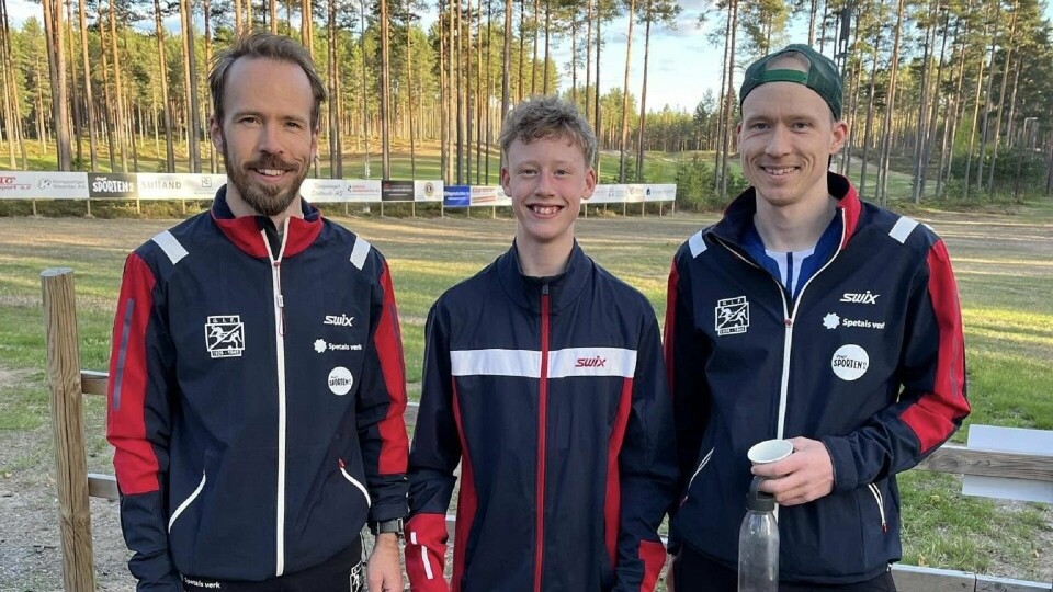 Tre blad Sand som stilte på Liermoen tirsdag kveld (fra venstre): Mats Emil Sand, Liam Sand-Fjeldseth og Jim Anders Sand. (Foto: arrangøren) Tre blad Sand som stilte på Liermoen tirsdag kveld (fra venstre): Mats Emil Sand, Liam Sand-Fjeldseth og Jim Anders Sand. (Foto: arrangøren)