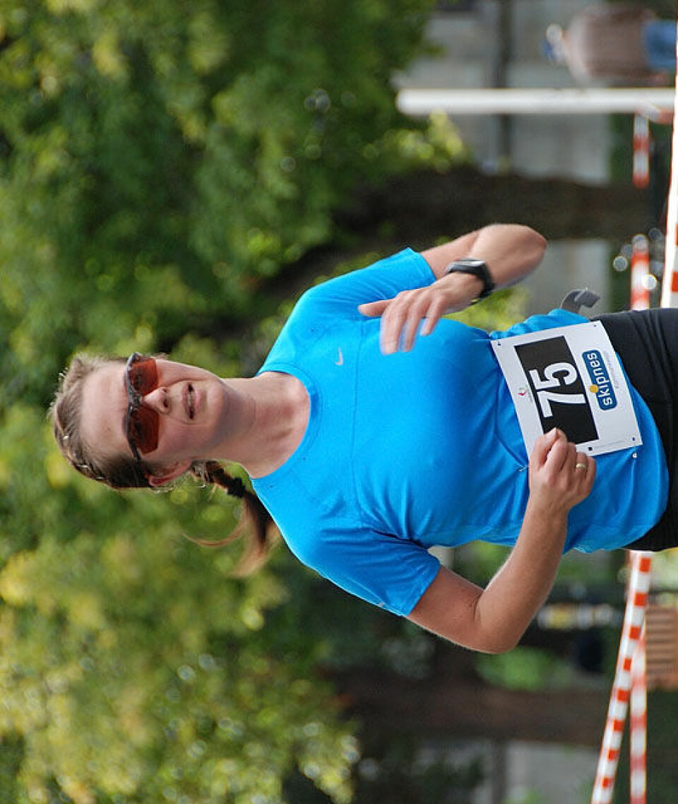 Helge Hafsås med maratonseier nr. 150 og sin maraton nr. 200