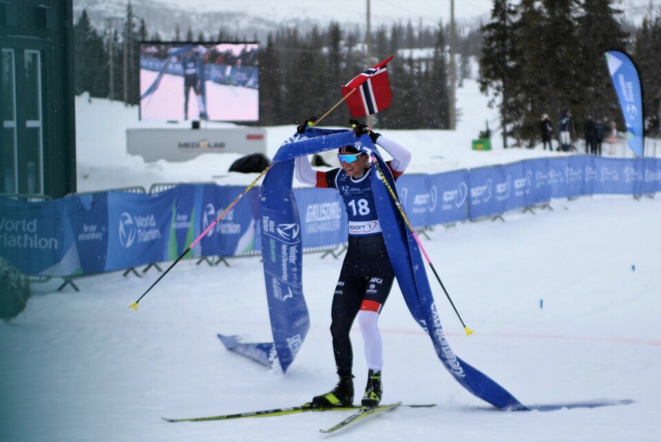 Hans Christian Tungesvik skøytet til VM-gull på Skeikampen Menn elite Hans Christian Tungesvik.jpg
