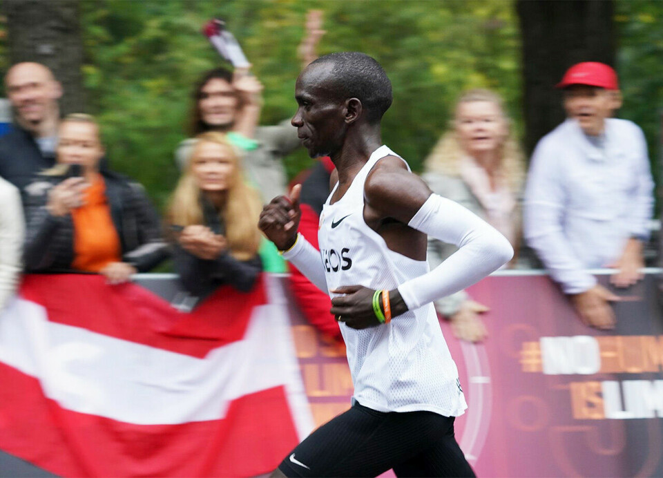 Mange ventet ny seier fra Eliud Kipchoge, men i Boston Maraton var han ikke i seiersform. (Arkivfoto: INEOS 1:59 Challenge) Mange ventet ny seier fra Eliud Kipchoge, men i Boston Maraton var han ikke i seiersform. (Arkivfoto: INEOS 1:59 Challenge)