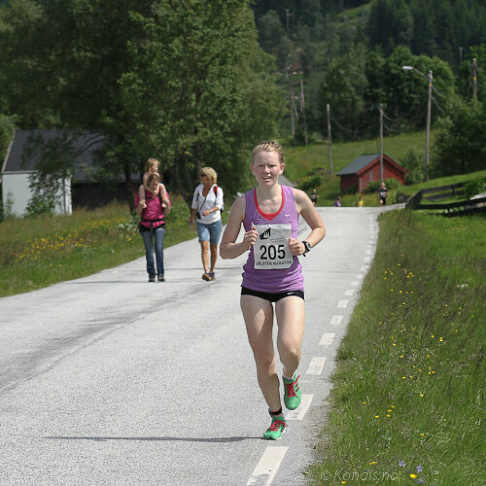 Jølster maraton i sol