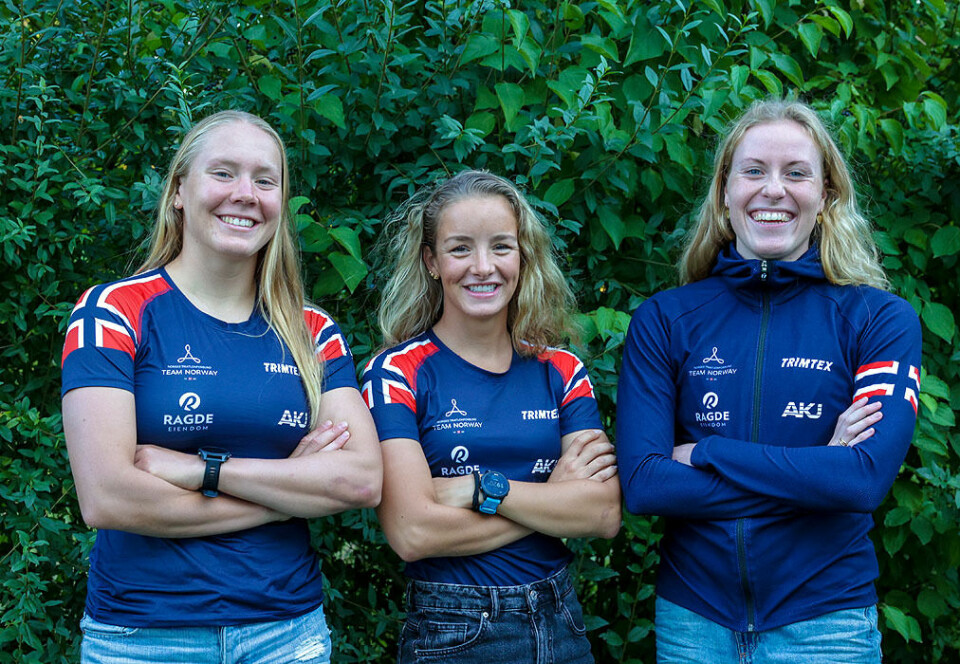 Det norske laget er klar for EM i triatlon Solveig Løvseth_Stine Dale_Lotte Miller.jpg