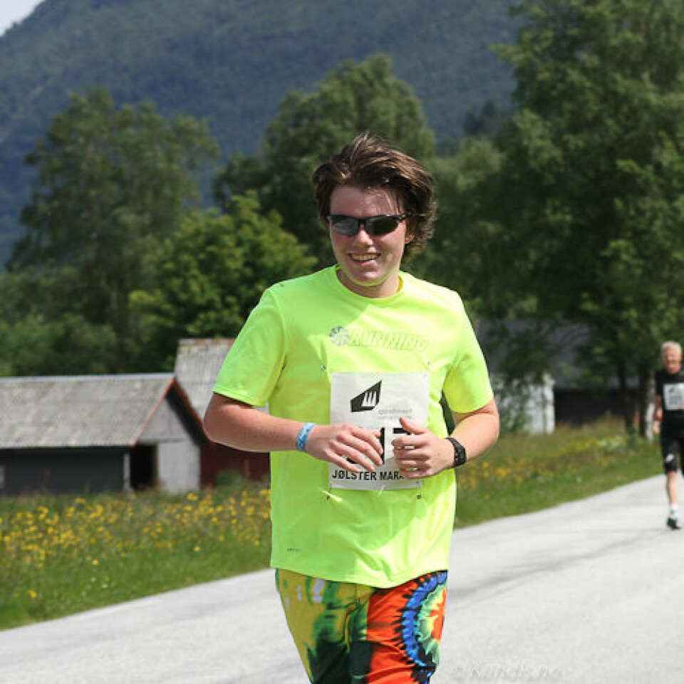 Jølster maraton i sol