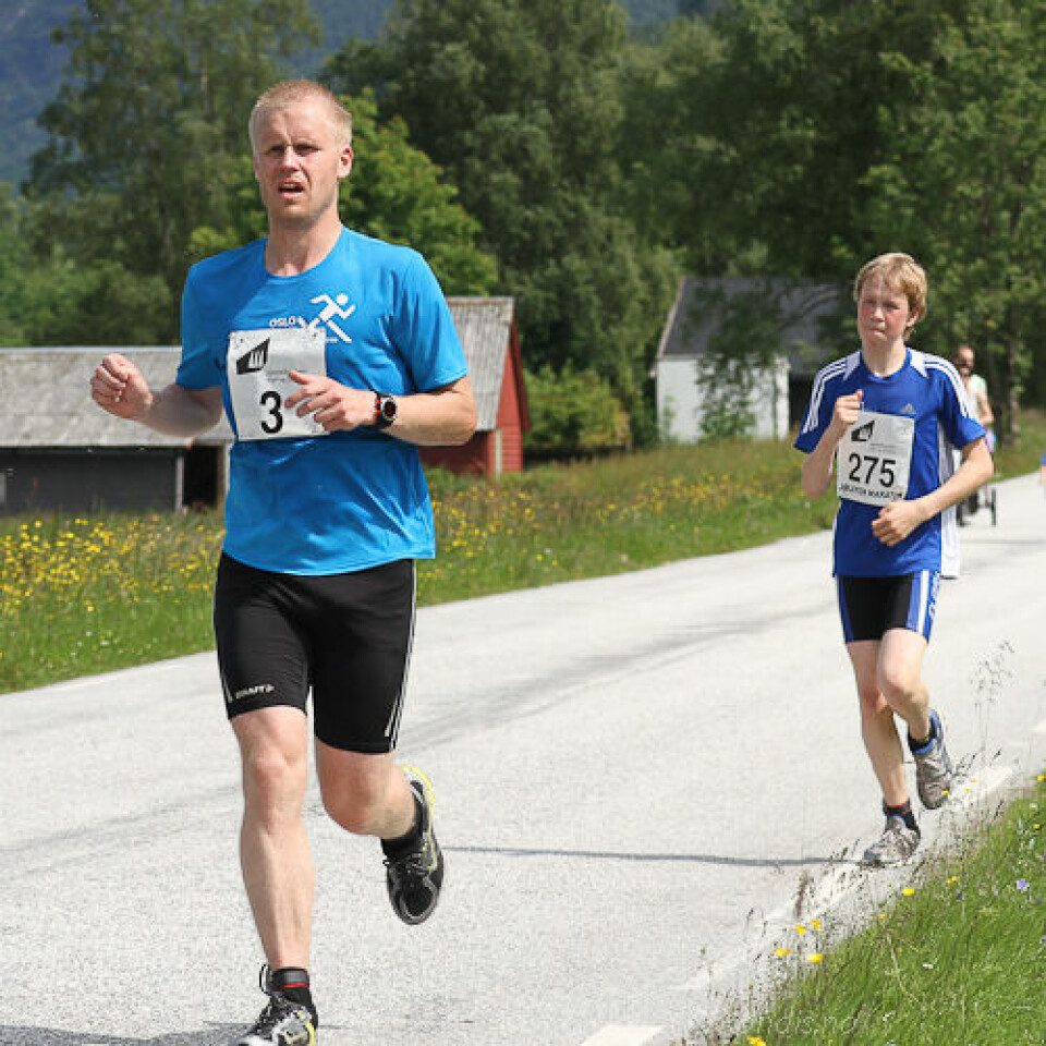 Jølster maraton i sol