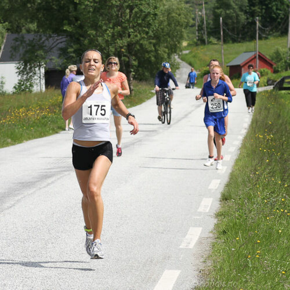 Jølster maraton i sol