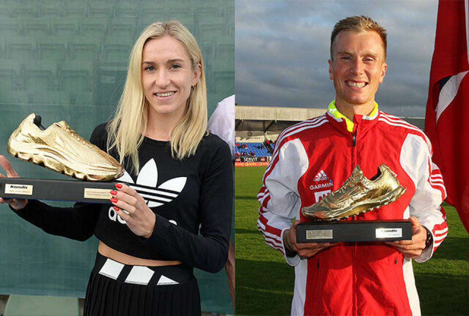 Karoline Bjerkeli Grøvdal og Sondre Nordstad Moen er virkelig blitt gullskogrossister. Også i 2017 gikk de til topps i Kondis' kåring av landets beste langdistanseløpere. (Foto: Bjørn Johannessen og Tom Roger Johansen) Karoline Bjerkeli Grøvdal og Sondre Nordstad Moen er virkelig blitt gullskogrossister. Også i 2017 gikk de til topps i Kondis' kåring av landets beste langdistanseløpere. (Foto: Bjørn Johannessen og Tom Roger Johansen)