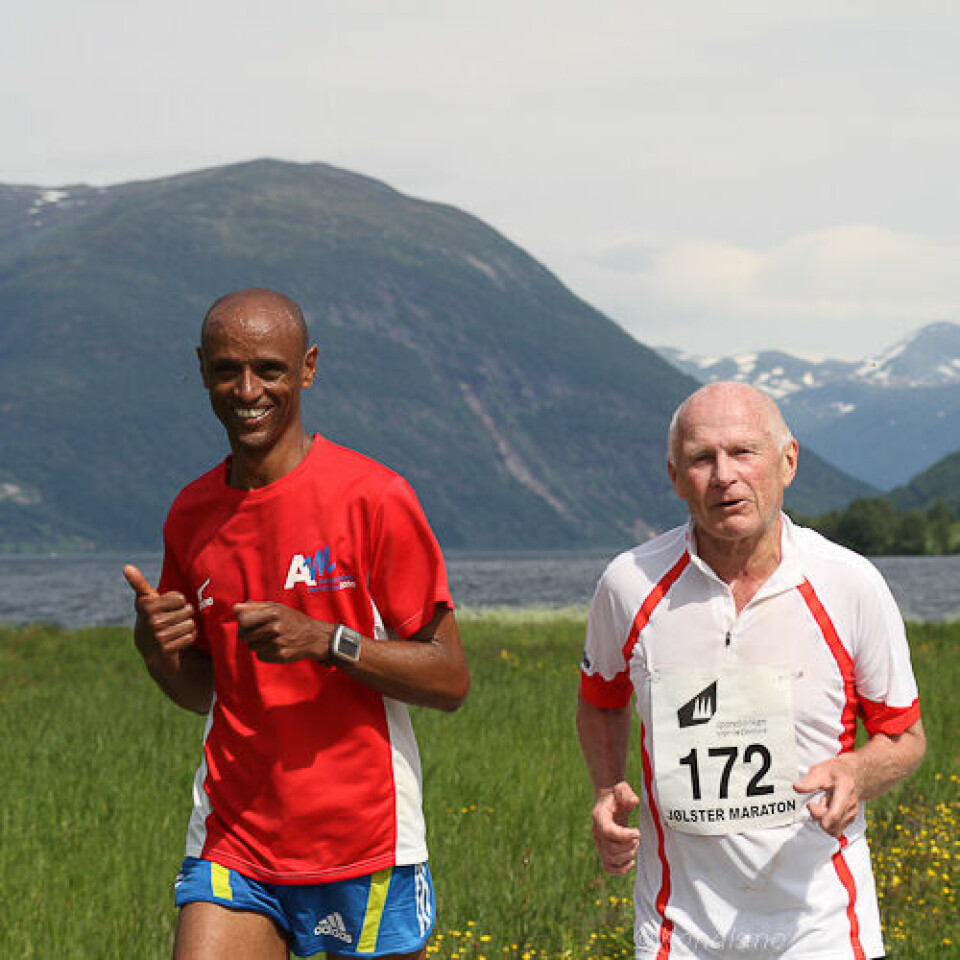 Jølster maraton i sol