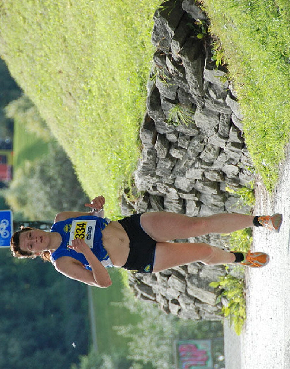 Helge Hafsås med maratonseier nr. 150 og sin maraton nr. 200