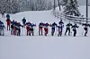 Fra fellesstarten for menn senior på Budor 4. juledag. (Foto: Stein Arne Negård)