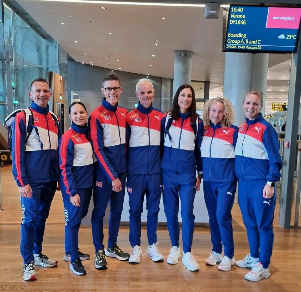 Fire norske løpere er på plass i Verona før EM 24-timers lørdag-søndag Landslaget_EM24_JoInge_BjørnTore_Ranveig_Therese+ledere.jpg