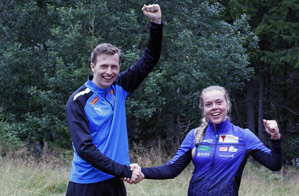 Tydelig fornøyd kunne Leif Christian Tallaksen og Karoline Erdal juble over hver sin seier i Flømyrløpet i kveld, slik de også ble i Mesnaelva Opp, det siste løpet i Sørdalskarusellen før sommeren. Tydelig fornøyd kunne Leif Christian Tallaksen og Karoline Erdal juble over hver sin seier i Flømyrløpet i kveld, slik de også ble i Mesnaelva Opp, det siste løpet i Sørdalskarusellen før sommeren.