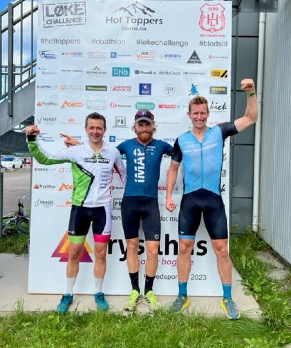 Smil og glede da165 fullførte duatlonen Hof Toppers i Vestfold Pall-Loeke-Challenge-menn-smalt.jpg