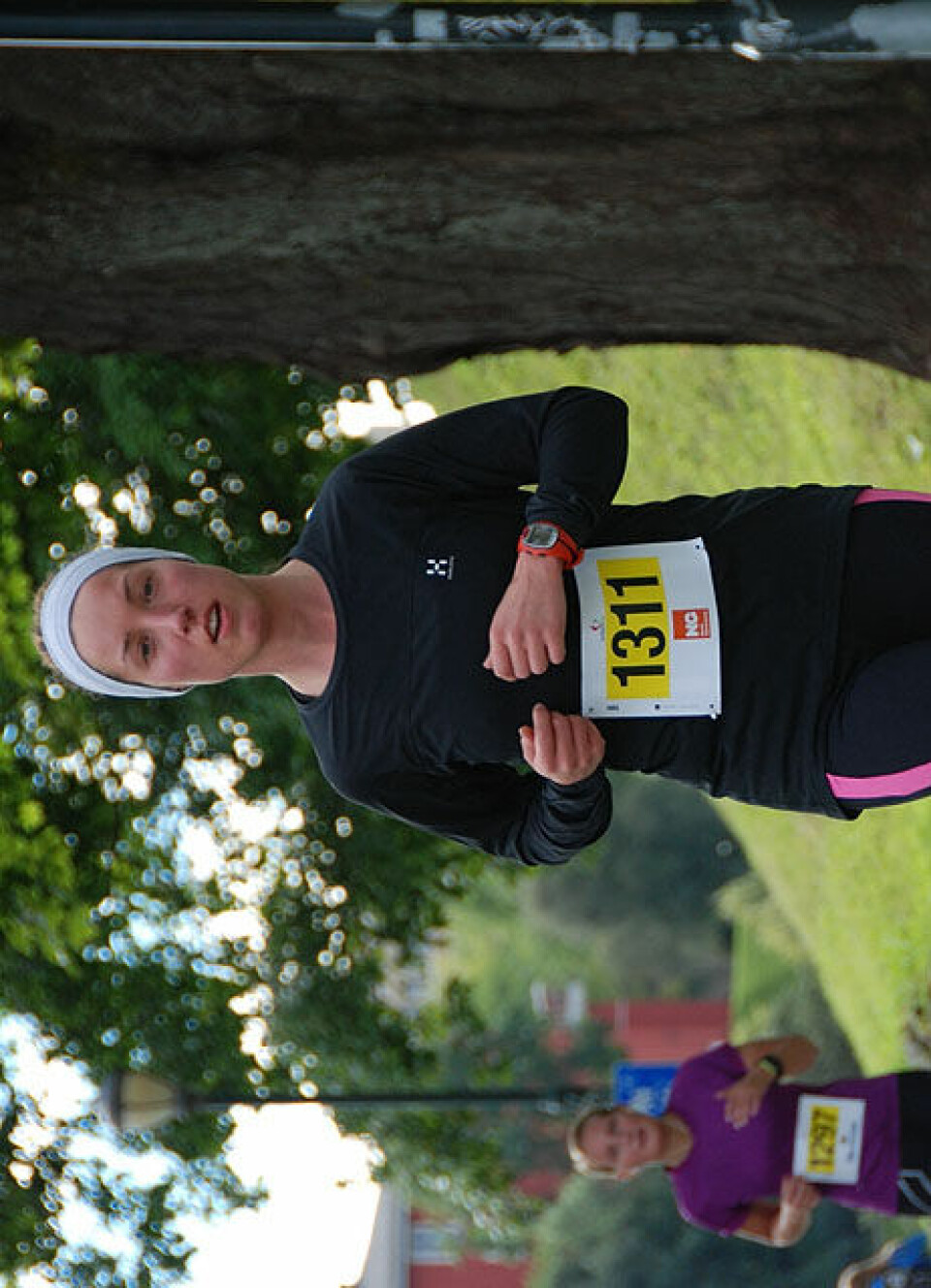 Helge Hafsås med maratonseier nr. 150 og sin maraton nr. 200