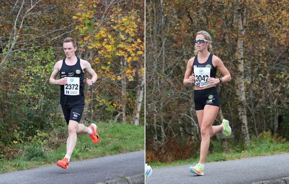 Både Morten Gjendem og Kristine Dommersnes hadde ei trygg luke bakover til konkurrentane i Djupadalten. (Foto: arrangøren) Både Morten Gjendem og Kristine Dommersnes hadde ei trygg luke bakover til konkurrentane i Djupadalten. (Foto: arrangøren)