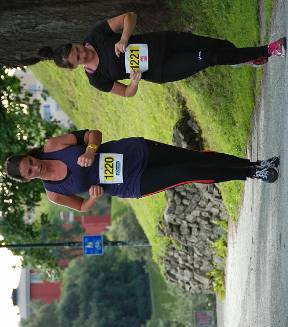 Helge Hafsås med maratonseier nr. 150 og sin maraton nr. 200