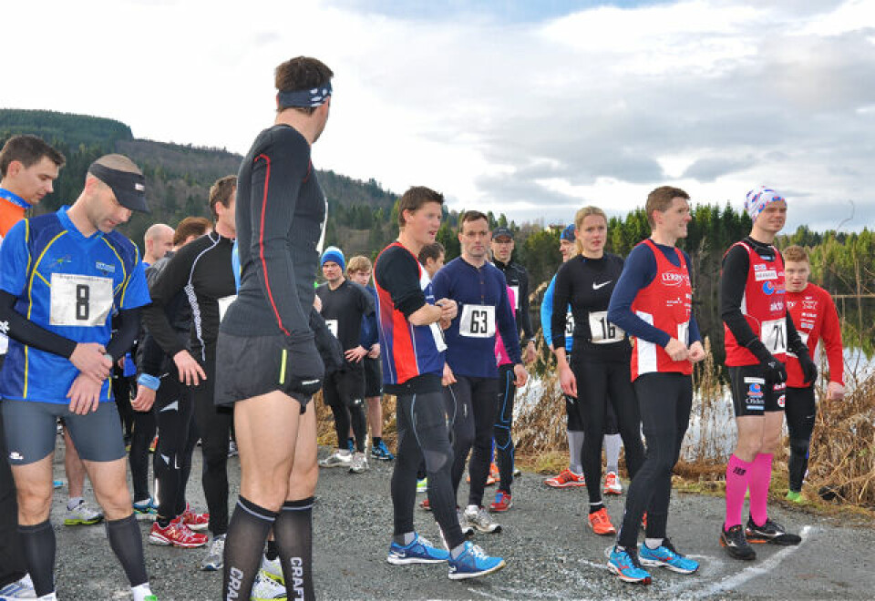 Bjørn Tore rocket rundt Brakvatnet