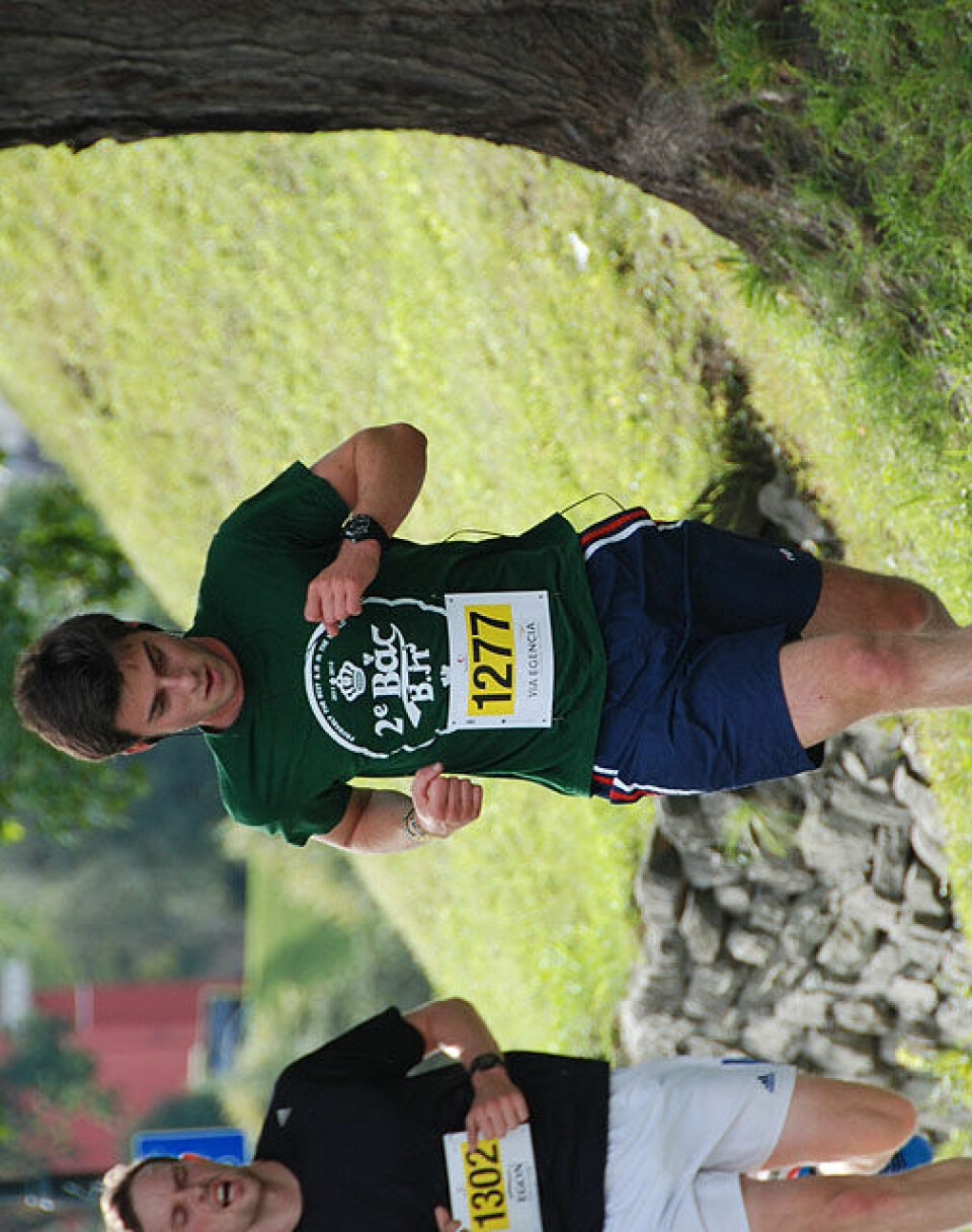 Helge Hafsås med maratonseier nr. 150 og sin maraton nr. 200