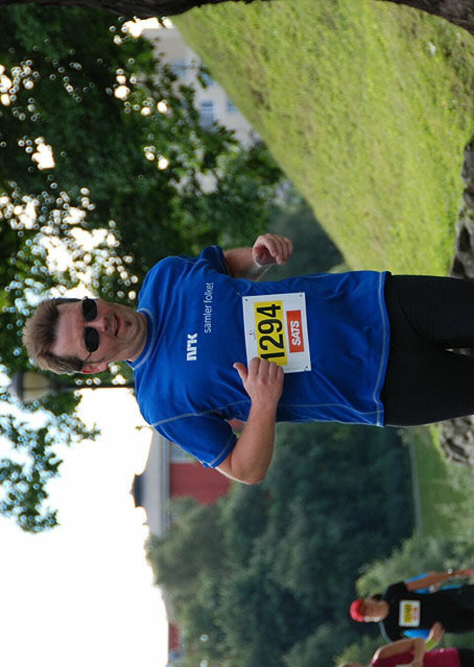 Helge Hafsås med maratonseier nr. 150 og sin maraton nr. 200