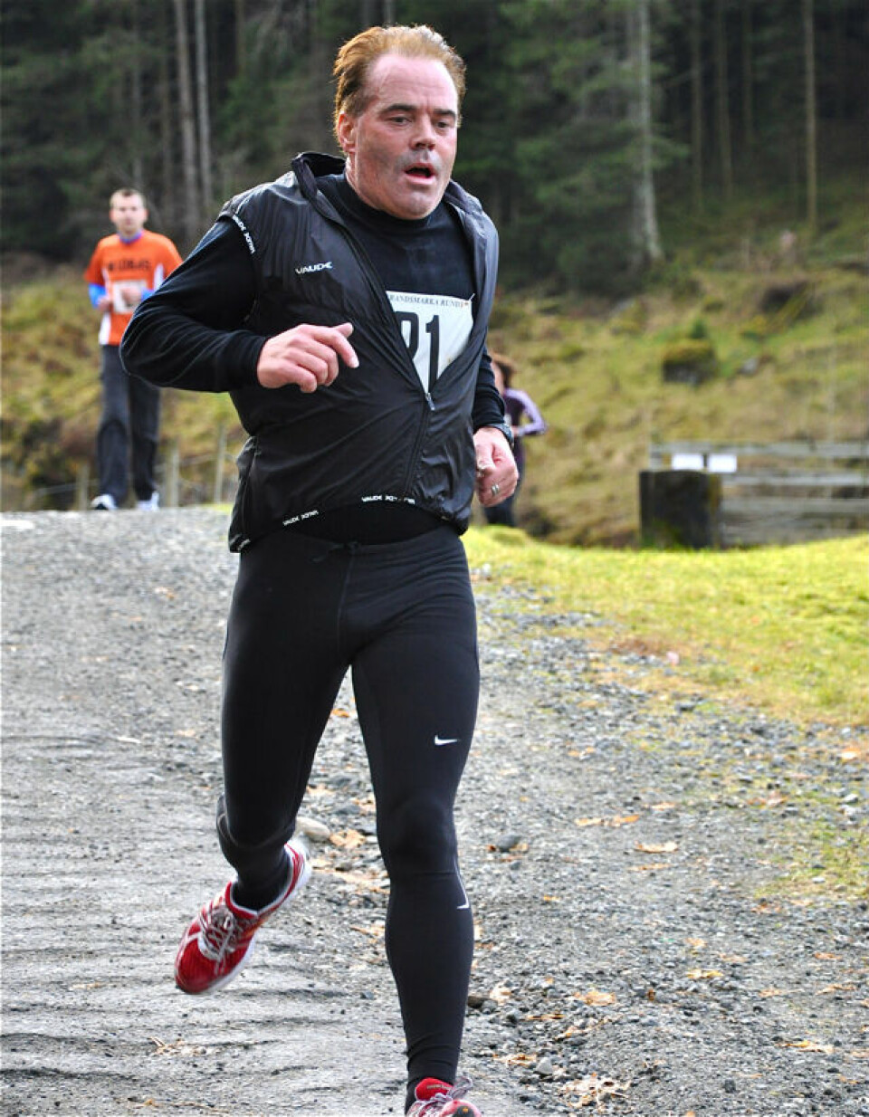 Bjørn Tore rocket rundt Brakvatnet