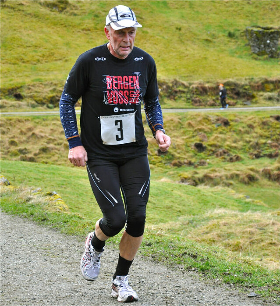 Bjørn Tore rocket rundt Brakvatnet