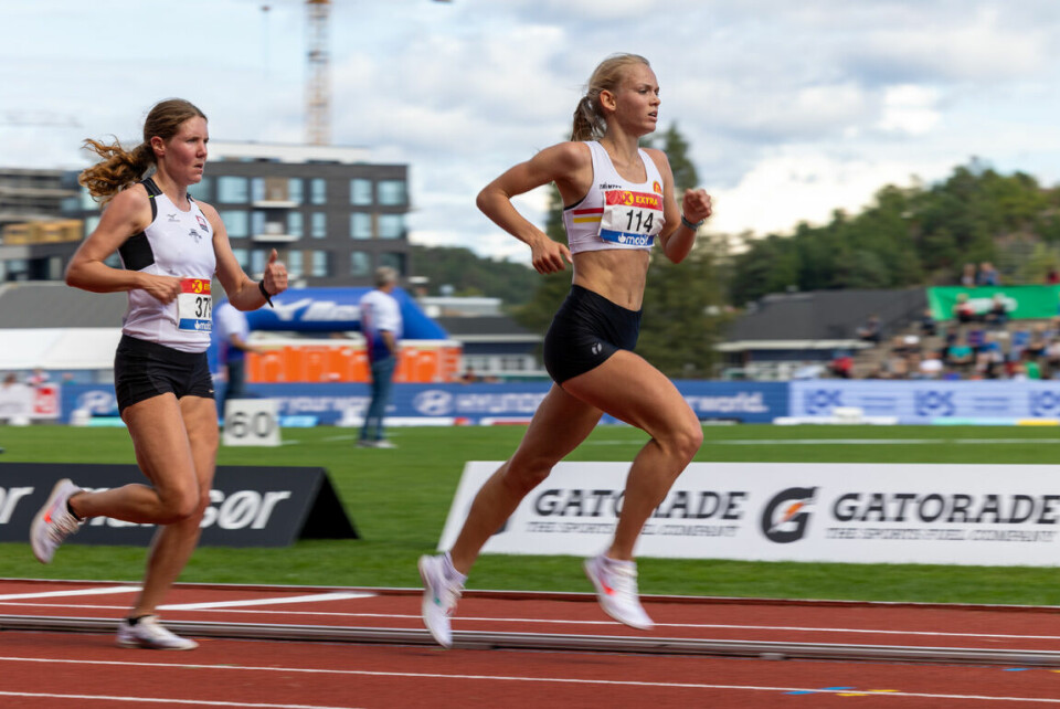 Ida Meli Narbuvoll med sikkert grep om gullet på 10 000 m 10000mk-Ine-Bakken-Maria-Sagnes-Wågan.jpg