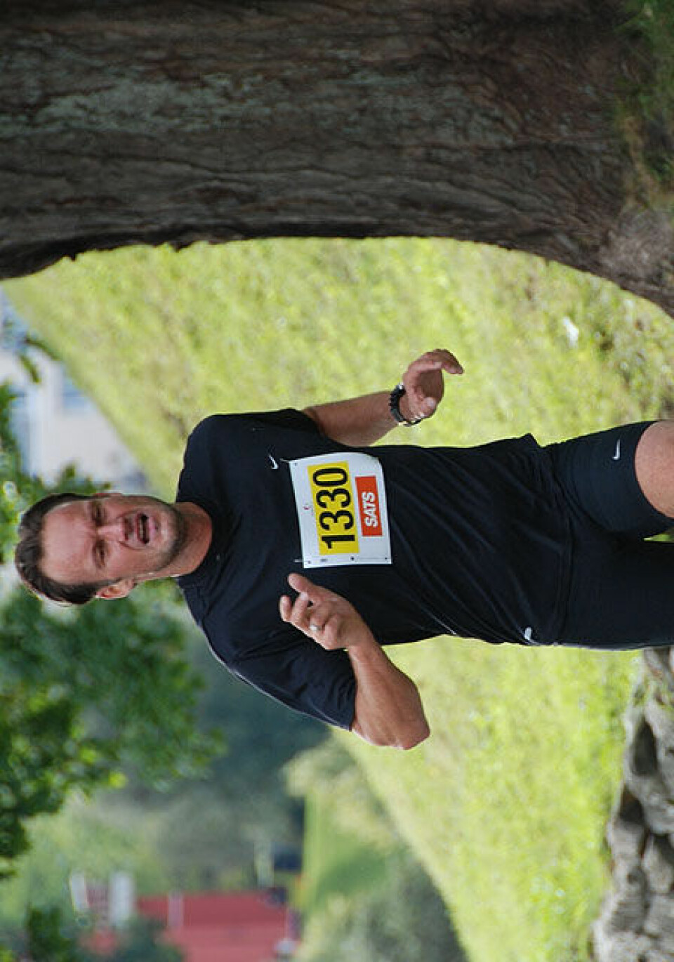 Helge Hafsås med maratonseier nr. 150 og sin maraton nr. 200