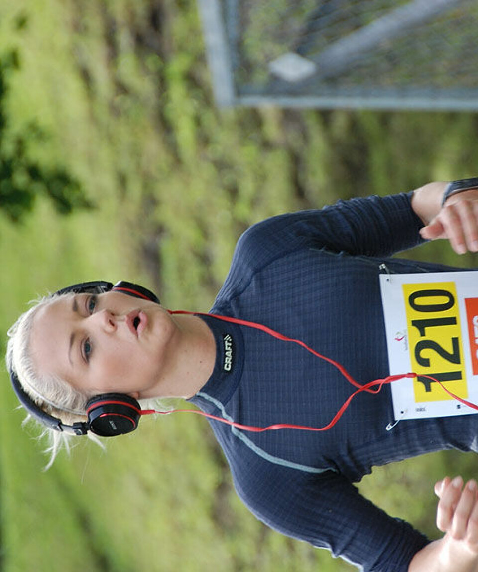 Helge Hafsås med maratonseier nr. 150 og sin maraton nr. 200