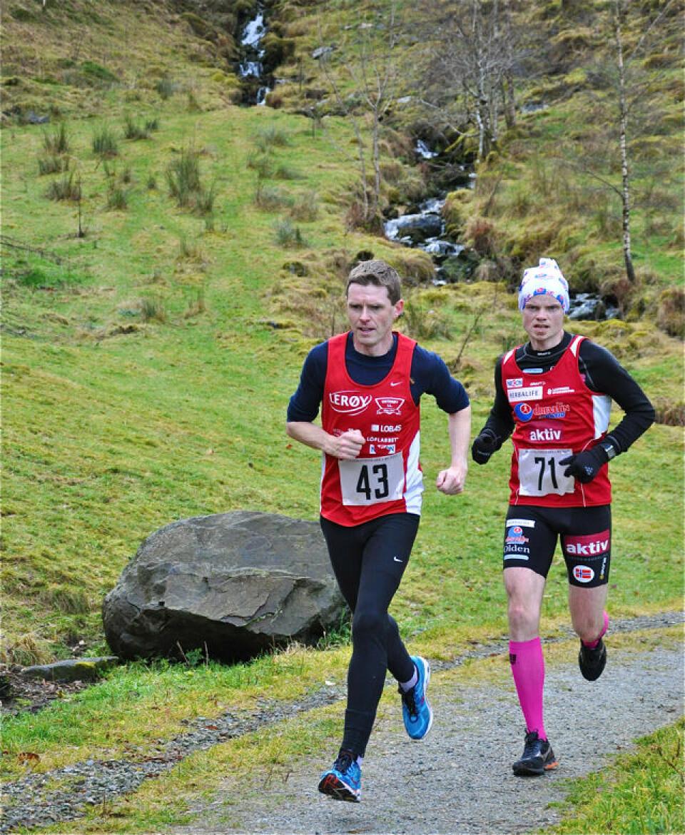 Bjørn Tore rocket rundt Brakvatnet