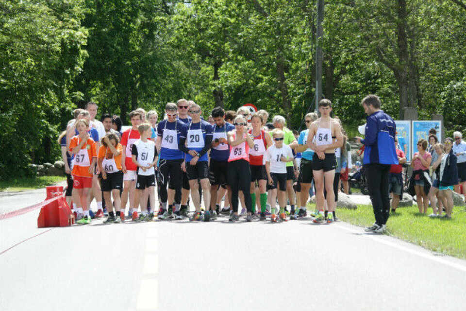 Fint vær og fornøyde deltakere i Skjærgårdsløpet Verdens Ende Start_5km