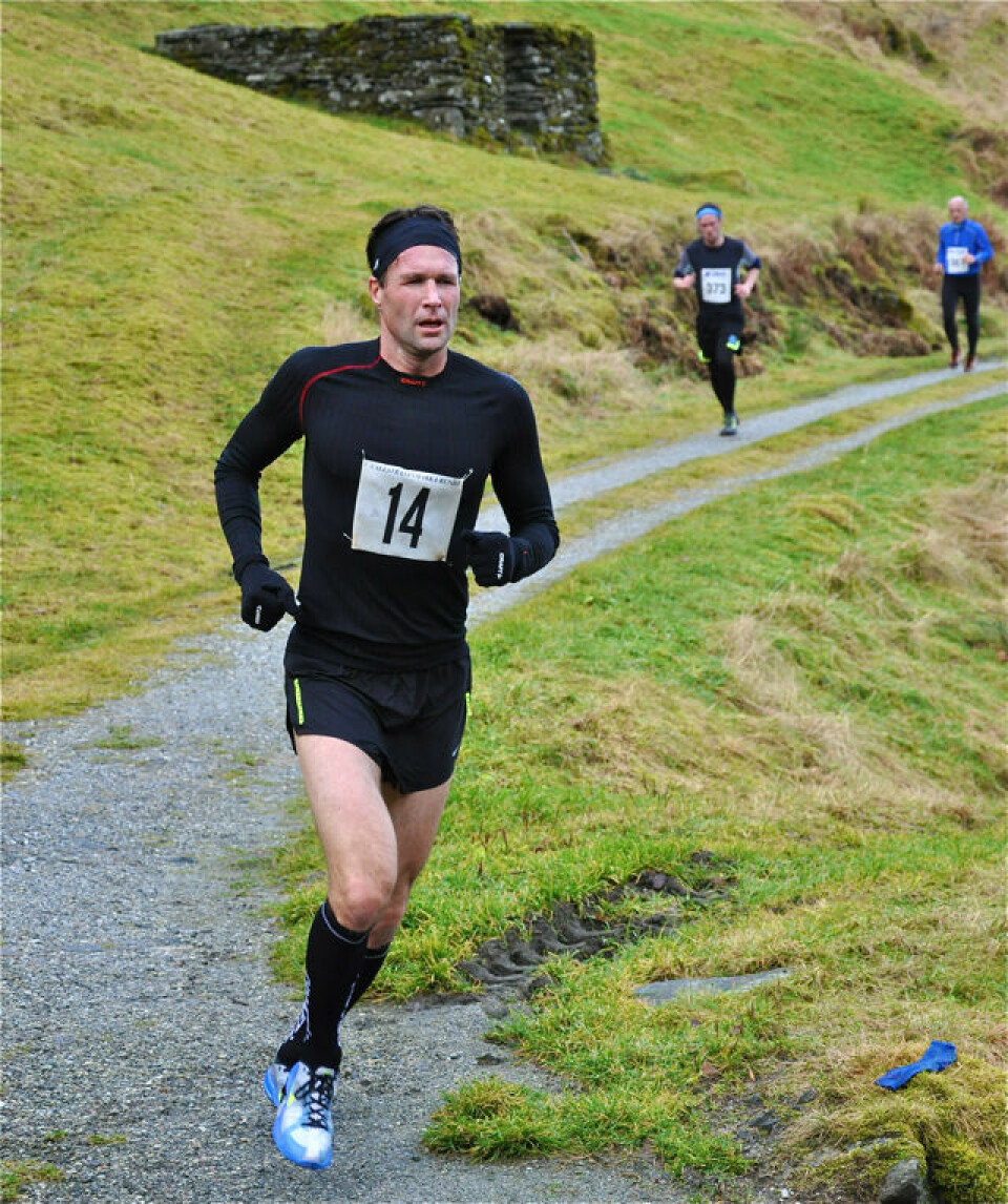 Bjørn Tore rocket rundt Brakvatnet
