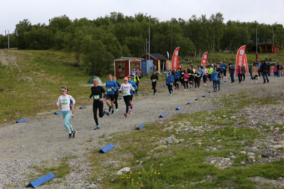 Start første runde i Arctic Backyard Kirkenes. (Foto: Eirin Bugge) Start første runde i Arctic Backyard Kirkenes. (Foto: Eirin Bugge)
