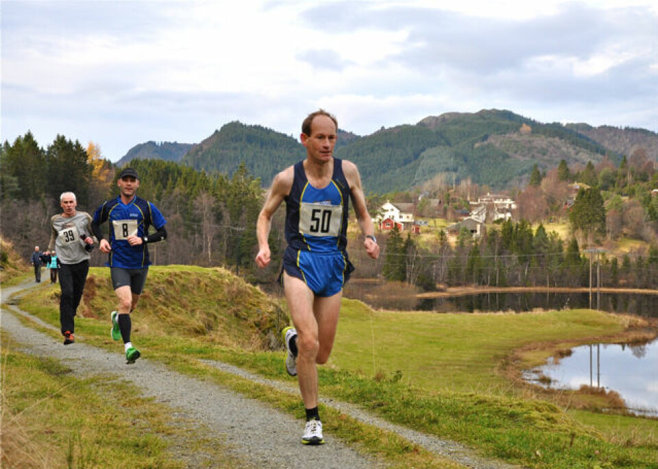 Bjørn Tore rocket rundt Brakvatnet