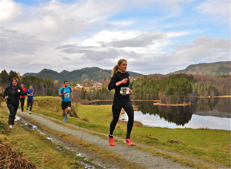 Bjørn Tore rocket rundt Brakvatnet